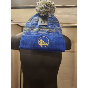 Golden State Warriors Beanie Blue and Yellow